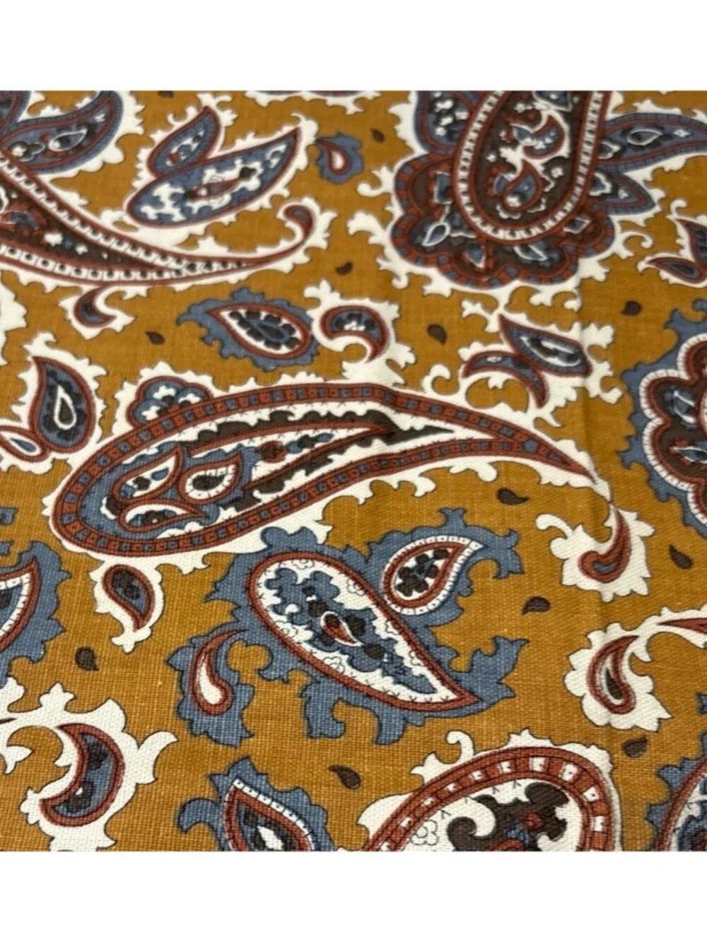 Bohemian Paisley Print Upholstery Fabric 19x44